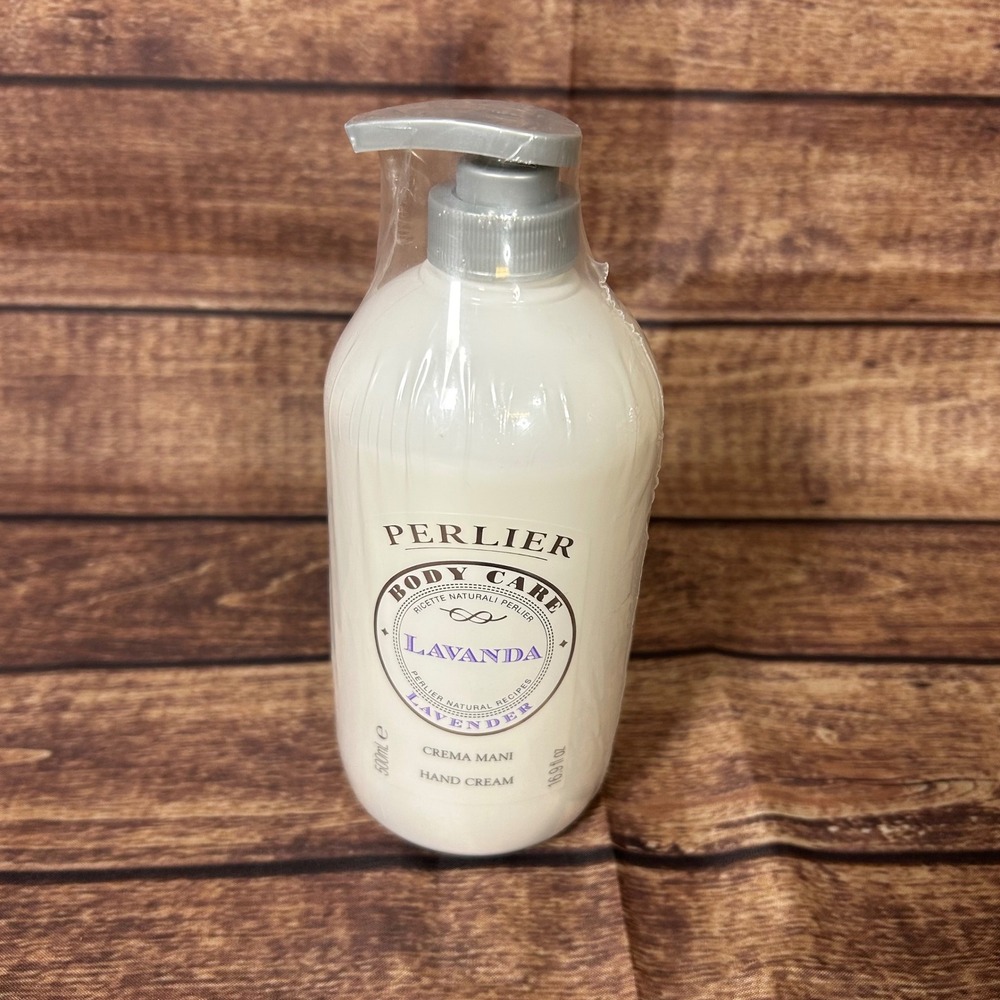 Perlier Lavender Hand Cream Lavanda Ricette Naturali 16.9 fl oz 500ml Italy NEW